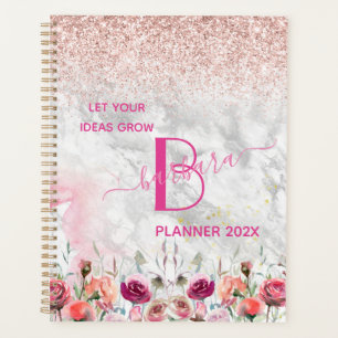 Rose Gold - Parties scintillant rose vierge Monogr