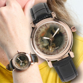 Rose Gold Pedro der Iguana 0768 Armbanduhr