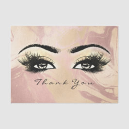 Rose Gold Pfirsichstrümpfe Danke Eyes Marmor Seidenpapier