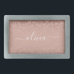 Rose Gold Pink Black Glitzer Script Monogram Girl Rechteckige Gürtelschnalle<br><div class="desc">Rose Gold - Schwarz Rosa Sparkle Glitzer Script Monogramm Name Gürtel Schnalle. Das macht den perfekten Abschluss,  süß 16 16.,  18.,  21.,  30.,  40.,  50.,  60.,  70.,  80.,  90.,  100. Geburtstag,  Hochzeit,  Brautparty,  Jubiläum,  Babydusche oder Junggeselinnen-Abschied Geschenk für jemanden,  der Luxus und Chic Stil Lieben glänze.</div>