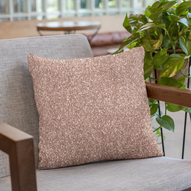 Rose Gold Pink Glam Glitzer Sparkone Kissen (Von Creator hochgeladen)