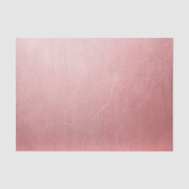Rose Gold Pink Minimal Chic Glam Trendy Modern Seidenpapier (Vorderseite)