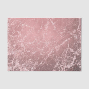 Rose Gold Pink Modernes, trendiges Glam Marmorchic Seidenpapier