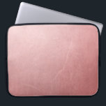 Rose Gold Pink Shine Minimal Chic Glam Laptopschutzhülle<br><div class="desc">Benutzerdefiniertes Design</div>