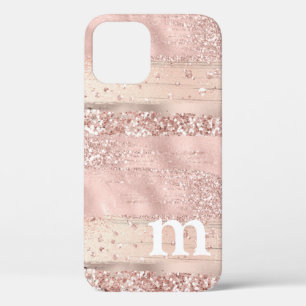 Rose Gold Pinselstriche Schlaganfälle Glitzer Mon Case-Mate iPhone Hülle