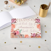 Rose Gold Pumpkin Sweet 16 oder Custom Boho