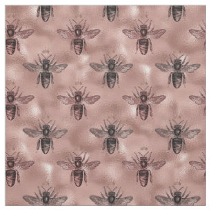 Rose Gold Queen Bee Stoff