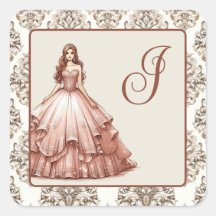Rose Gold Quinceañera Dress