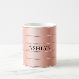Rose Gold Ribbon Kaffeetasse