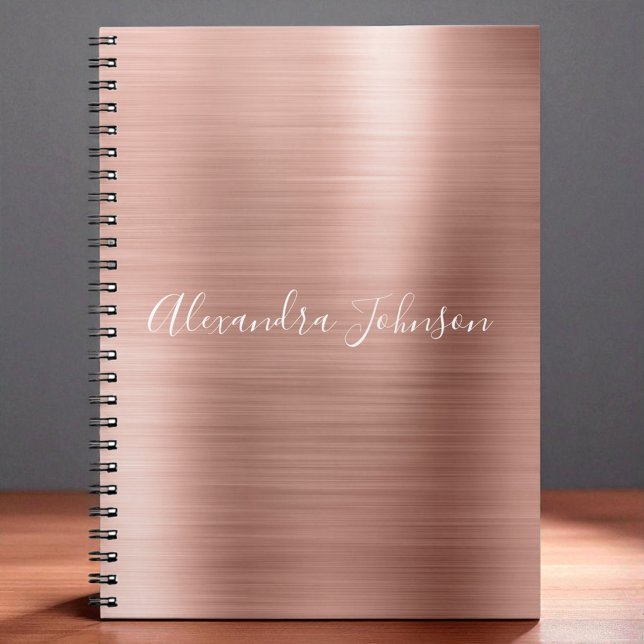 Rose Gold - Rosa Foil Beruflich Girl Notizblock (Von Creator hochgeladen)