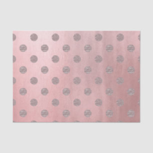 Rose Gold Rosa Glanz Glamour Punkte Modern Chic Seidenpapier