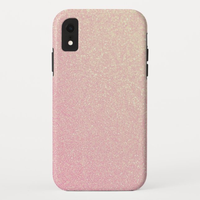Rose Gold Rosa Glitzer Blende Case-Mate iPhone Hülle (Rückseite)
