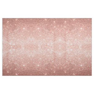 Rose Gold Rosa Glitzer Druckwerk von der Werft Stoff