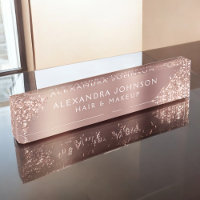 Rose Gold Rosa Glitzer Sparkle Haartrockner