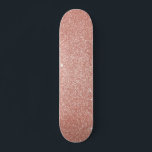 Rose Gold - Rosa Glitzer und Sparkor Skateboard<br><div class="desc">Blush Pink - Rose Gold Imitate Glitzer und Sparkle ist das perfekte Girl-Geschenk für ihren Geburtstag oder besondere Anlässe.</div>