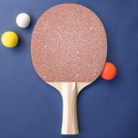 Rose Gold - Rosa Glitzer und Sparkor Tischtennis Schläger<br><div class="desc">Blush Pink - Rose Gold Imitate Glitzer und Sparkle ist das perfekte Girl-Geschenk für ihren Geburtstag oder besondere Anlässe.</div>