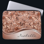 Rose Gold Sequin 3D sieht Personalisiert aus Laptopschutzhülle<br><div class="desc">Dieses Design kann in dem Bereich personalisiert werden, der durch das Ändern des Fotos und/oder Textes zur Verfügung gestellt wird. Sie können auch angepasst werden, indem Sie auf Vorlage personalisieren klicken und dann auf die Schaltfläche klicken, um weitere Optionen anzupassen, um die Hintergrundfarbe zu löschen oder zu ändern, Text hinzuzufügen,...</div>