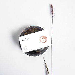 Rose Gold sieht Yang aus Visitenkarte