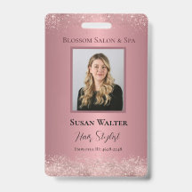 Rose Gold Signature Elegance Mitarbeiter-IDs