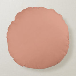 Rose Gold Solid, Modern, Simple Rundes Kissen