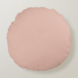 Rose Gold, Solid, Simple, Modern Rundes Kissen