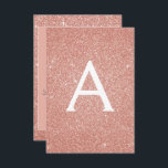 Rose Gold Sparkle Glitzer 16 . Geburtstag Geburtst Einladung<br><div class="desc">Rose Gold Sparkle Glitzer 16 . Geburtstag Monogram Name und Ersteinladung Geburtstagsparty. Diese Einladung ist perfekt für die Rose Gold Sparkle Glitzer Sweet 16 Geburtstagsparty,  die in Rosa Rose Gold zu feiern suchen.</div>