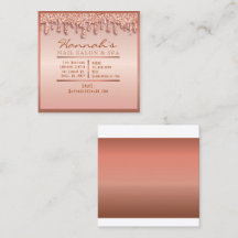 Rose Gold Sparkle Nail Salon Wellness-Center Glitz