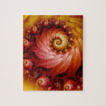 Rose Gold Spirale Blume
