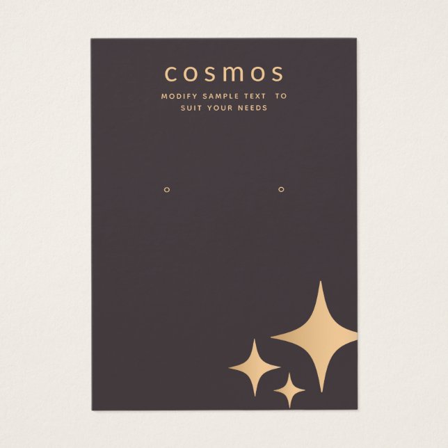 Rose Gold Stars Ajouter Logo Écran d'oreille (Devant)