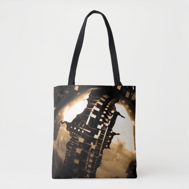 Rose Gold Steampunk  Tasche (Vorderseite)