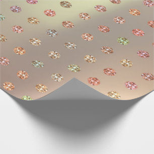 Rose Gold Swarovski Kristalle Minze Kupfer rosa Geschenkpapier