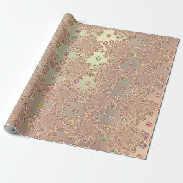 Rose Gold Swarovski Kristallwelten Spirale Diamond Geschenkpapier