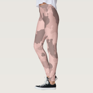Rose Gold Tarn Camouflage Muster Militär Leggings