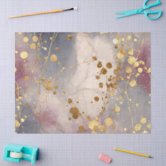 Rose-Gold-Tintensplash-Hintergrund Seidenpapier