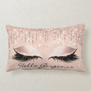 Rose Gold Tropfen Makeup Lashes Lendenkissen