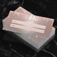 Rose Gold Tropfen Silver Glitzer Salon Ernennung