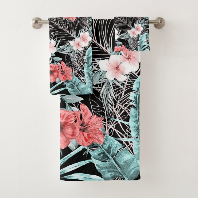 Rose Gold Tropical Botanical Island Paradise Chic (En situation)
