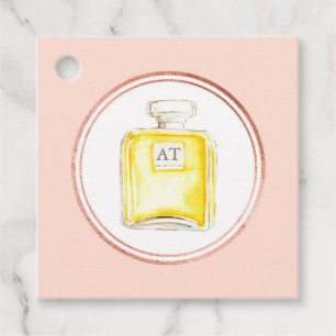 Rose Gold und Pink Beautician Social Media Icon Geschenkanhänger