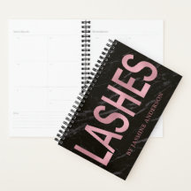 Rose Gold und schwarzer Marmor Lashes
