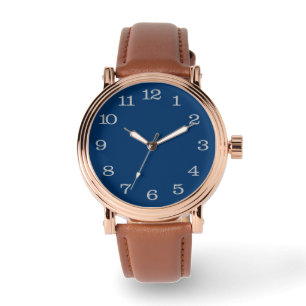 Rose Gold und Weiß Armbanduhr