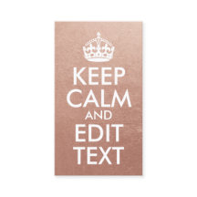 Rose Gold und Weiß Behielt Ruhe und Text bearbeite