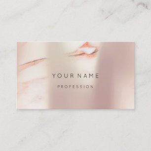 Rose Gold Vorspurige Abstrakte Minimale Seidenmarm Visitenkarte