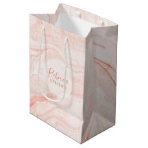 Rose-Gold Wasserfarben-Marmorierung