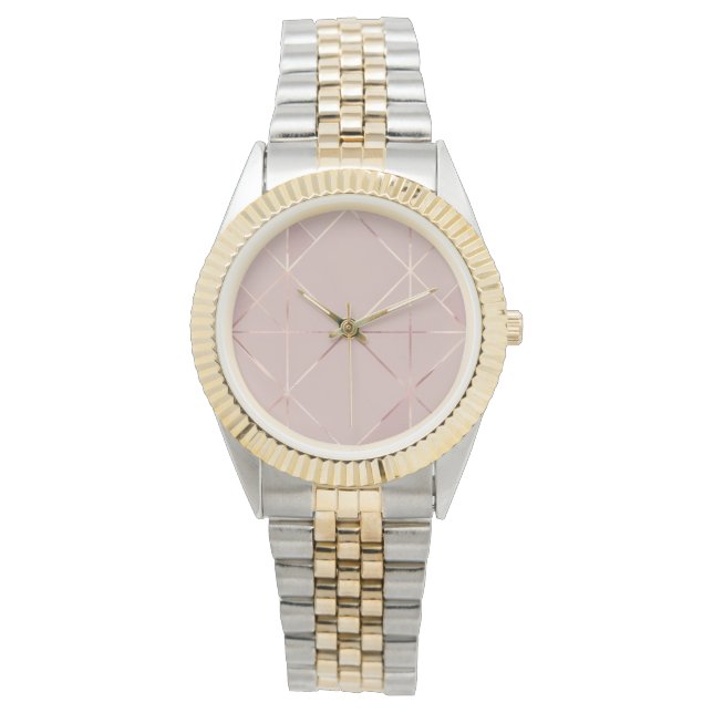 Rose Gold Watch Armbanduhr (Vorderseite)