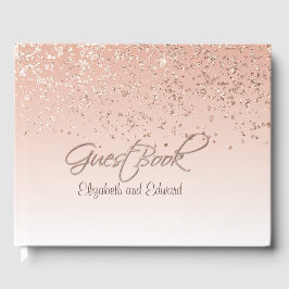 Rose Gold Wedding Gästebuch