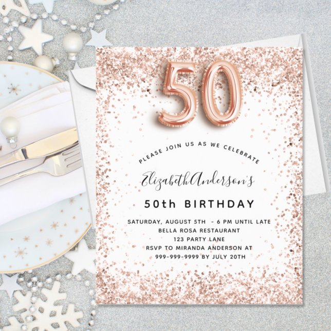 Rose Gold - Weißer Haushalt zum 50. Flyer (Von Creator hochgeladen)