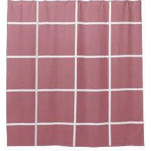 Rose Gold Weißes geometrisches Prüfmuster