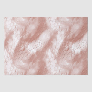 Rose Gold Weißschlange Haut Seidenpapier