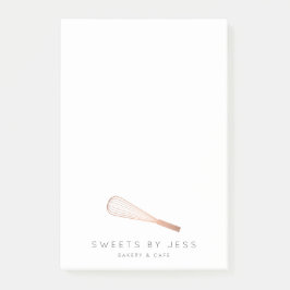 Rose Gold Whisky Bäckerei Post-it Klebezettel