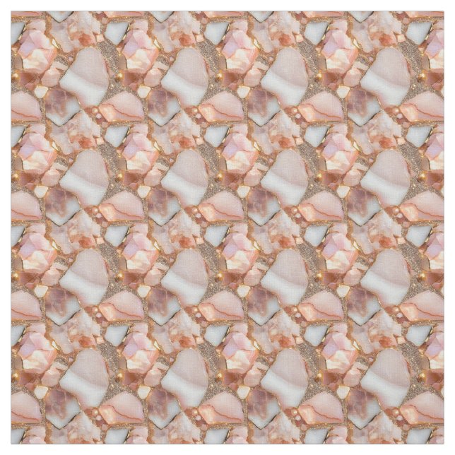 Rose GoldEdelsteine Stoff (Muster)